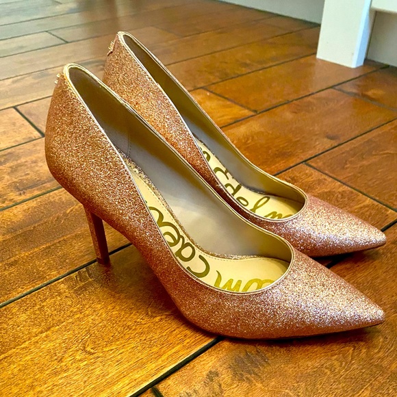 SAM EDELMAN Sparkling Pink Heals - Picture 3 of 4